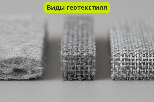 Виды геотекстиля фото